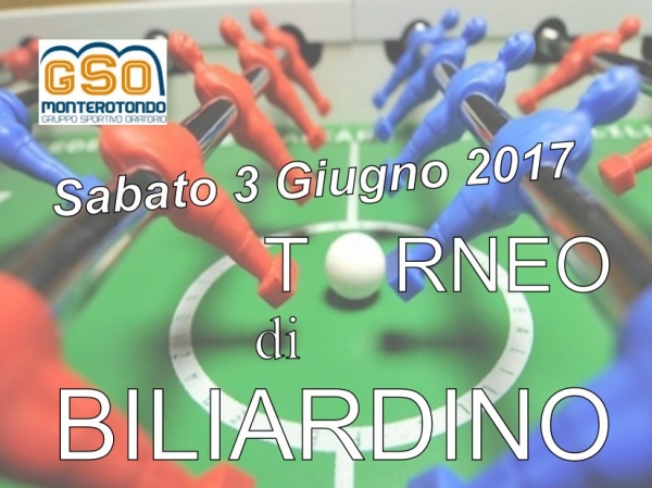 Il Torneo di Biliardino alla Festa dello Sportivo di Monterotondo 2017